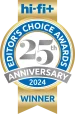 Innuos PULSAR awarded with the Hi-Fi+ Editor’s Choice 25th Anniversary Award