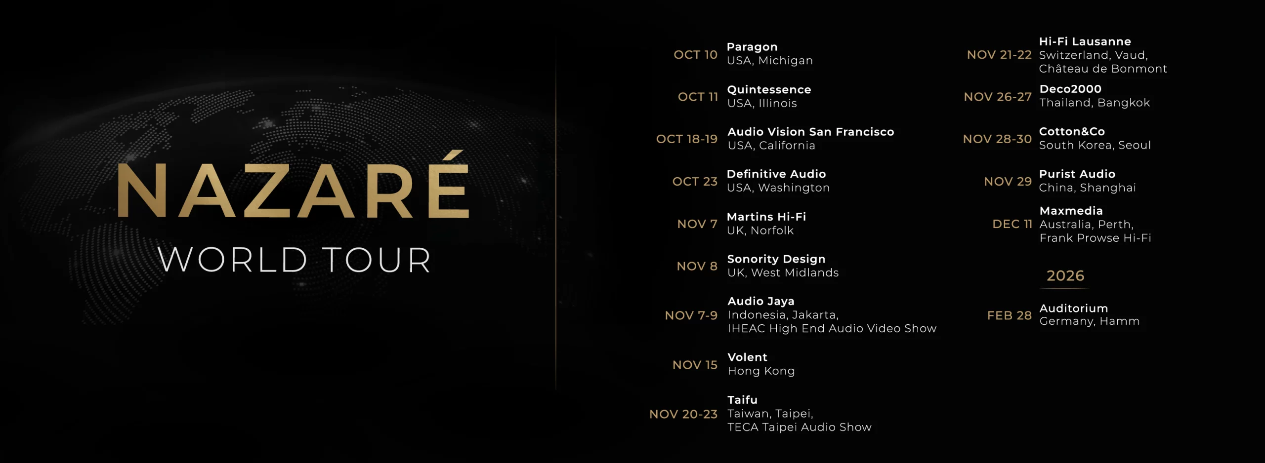 Innuos NAZARÉ World Tour